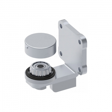 Accesorii Feronerie Batante - Balama inferioara reglabil pe rulment FAC Cod 267.70, D70, cu placa de fixare, poarta batanta