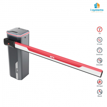 Bariera auto Bft Maxima Ultra 36, trafic continuu, deschidere 3sec cu brat 5m, 230V [2]
