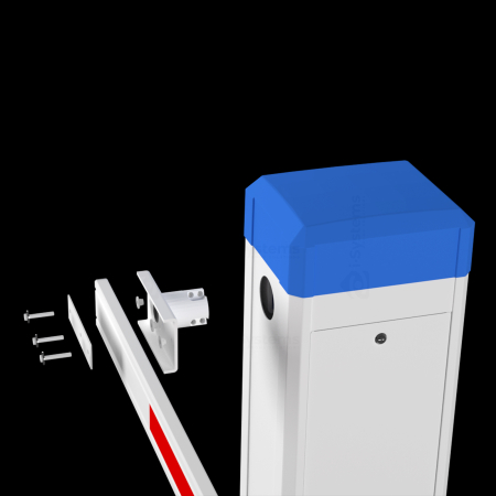 Bariera automata pentru parcari ELKA PARKING cu brat 2.5 - 5 m, brat articulat, banda LED, 24V BLDC, utilizare intensiva 100% [8]