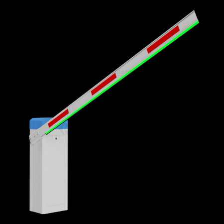 Bariera automata pentru parcari ELKA PARKING cu brat 2.5 - 5 m, brat articulat, banda LED, 24V BLDC, utilizare intensiva 100% [5]