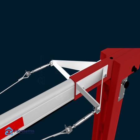 Bariera manuala ELKA cu contragreutati, brat aluminiu pana la 7.5m, utilizare industriala si infrastructura [7]
