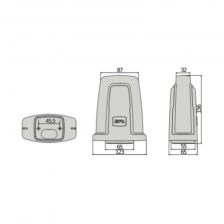 Lampa semnalizare, Bft RADIUS LED AC pentru automatizari porti, usi garaj, 230V [5]