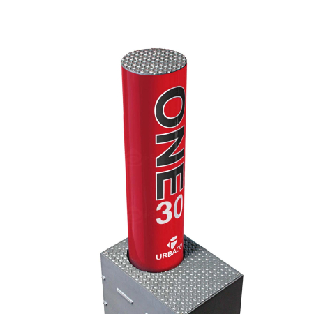 Bariere Auto / Sisteme Parcare - Bolard hidraulic antiterorism CAME URBACO ONE30 EVO, otel galvanizat vopsit RAL3020, H 1000 mm, Ø250 mm, 681.200 J, certificat IWA/PAS 68, IP67