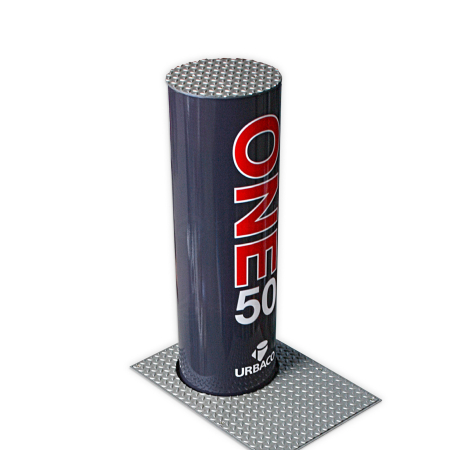 Bariere Auto / Sisteme Parcare - Bolard hidraulic antiterorism CAME URBACO ONE50 EVO, otel galvanizat RAL3020, H 1000 mm, Ø325 mm, impact 2.450.000 J, certificat IWA/PAS 68, IP67