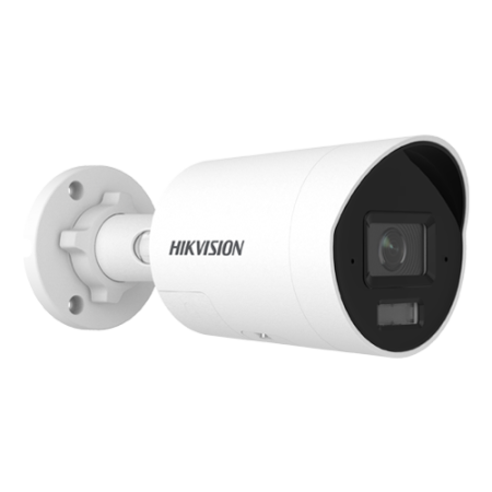 Camere IP 6MP (2K) - Camera IP 6MP Hikvision DS-2CD2067G3-LI2UY-SL-2.8mm, ColorVu 3, lentila 2.8mm, IR 40m, WL 40m, Audio, Alarma audio + stroboscop