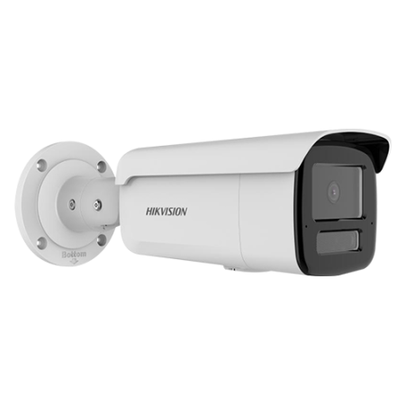 Camere IP 8MP (4K) - Camera IP 8MP Hikvision DS-2CD2T83G2-LIS2U-SL-2.8mm, AcuSense, lentila 2.8mm, IR 60m, WL 60m, Audio, Alarma audio + stroboscop, exterior