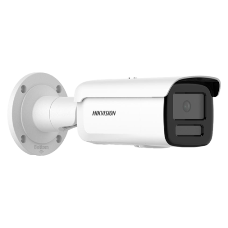Supraveghere Video - Camera IP 8MP Hikvision DS-2CD2T87G2H-LI-4mm, ColorVu Dual Light, lentila 4mm, IR 60m, WL 60m, PoE, exterior