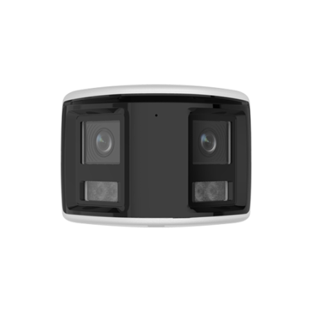 Camera IP Dual Lens 6MP Hikvision DS-2CD1T67G2HP-LIUF-SL-2.8mm, ColorVu, 2x lentila 2.8mm, panoramic 180°, IR & WL 30m, Audio, Alarma audio + stroboscop [1]