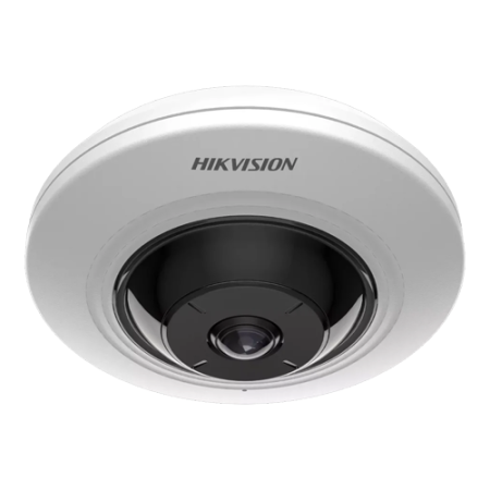 Camera IP Fisheye 5MP Hikvision DS-2CD2955G0-ISU-1.05mm, Smart Event, lentila 1.05mm, IR 8m, Microfon, Alarma, PoE [1]
