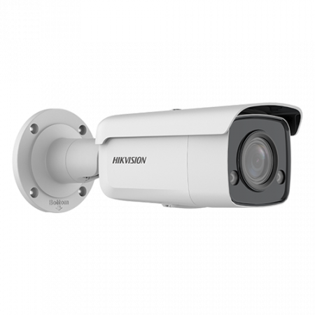 Camere IP Exterior - Camera supraveghere exterior IP 4K ColorVu 8 MP, lentila 4mm, lumina alba 60m - Hikvision DS-2CD2T87G2-L-4mm