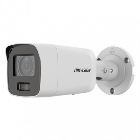 Camera supraveghere exterior IP 4K ColorVu 8MP, lentila 2.8mm, Audio, lumina alba 40m Hikvision DS-2CD2087G2-LU-2.8mm [2]