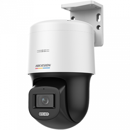 Camera supraveghere exterior IP ColorVu miniPT, 4MP, lentila 2.8mm, WL 30m, Audio, PoE, IP66  - Hikvision DS-2DE2C400SCG-E [2]