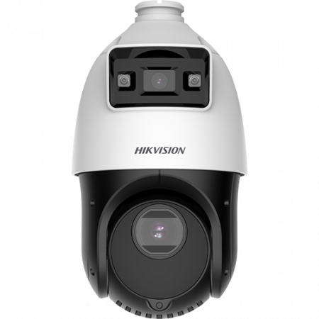 Camere Supraveghere IP - Camera supraveghere exterior IP TandemVu, DarkFighter & ColorVu 4MP, lentila 2.8mm SI 4.8~72mm, 15X, WL 30m, IR 100m, Audio, Alarma, PoE+, IP66 - Hikvision DS-2SE4C415MWG-E14F0