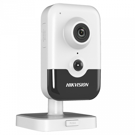 Camere Supraveghere IP - Camera Wi-Fi Cube Hikvision DS-2CD2421G0-IW-2.0mm, IP 2MP, lentila 2.0mm, AUDIO bidirectional, IR 10m, PIR, SD-card