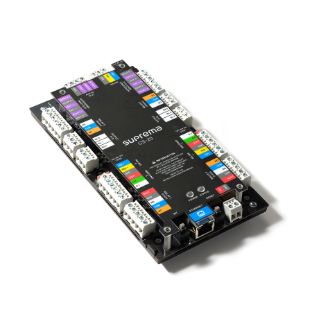 Centrala Control Acces Suprema CoreStation CS-20 – Controller 2 Usi cu 4 Relee Integrate, RS-485 OSDP V2, Wiegand, AUX Fire, 500.000 Utilizatori, TLS 1.2, BioStar X | Birouri, Spitale si Facilitati fa [4]