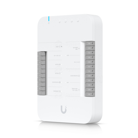 Centrale Control Acces - Centrala Control Acces UniFi UA-Hub-Door – Hub Usa cu Switch Gigabit 5 Porturi, PoE++ In / 4x PoE+ Out, 6.000 Utilizatori | Sisteme Acces Cladiri Office si Rezidentiale