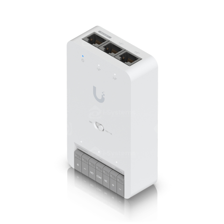 Centrala Control Acces UniFi UA-Hub-Door-Mini – Hub Usa Compact cu Switch Gigabit 3 Porturi, PoE++ In / 2x PoE+ Out, 3.000 Utilizatori, Comutator Dry/Wet Integrat | Sisteme Acces Birouri Mici, Clinici [7]