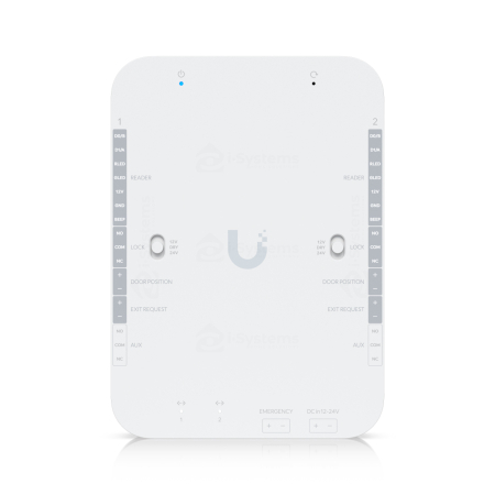 Centrala Control Acces UniFi UA-Retrofit-Hub-2 – Hub 2 Usi cu Intrari Wiegand pentru Cititoare Terte, 10.000 Utilizatori, Relee Tri-mode 12V / 24V / Dry, Alimentare 12/24V DC | Upgrade Sisteme Acces E [1]