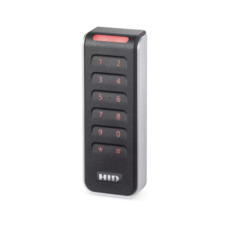 Cititor de proximitate HID Signo Reader 20K cu tastatura, RFID/NFC + BLE, OSDP Secure Channel, iCLASS/Seos/DESFire/Prox, 12Vdc, IP65 [2]