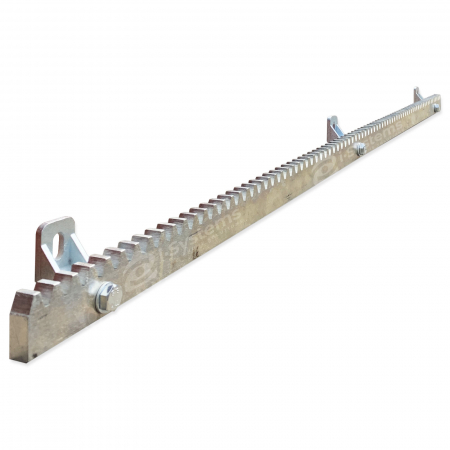 Cremaliere - Cremaliera metalica Came 262-K cu suporti de prindere inclusi, automatizari porti cu pinion M4, 1m