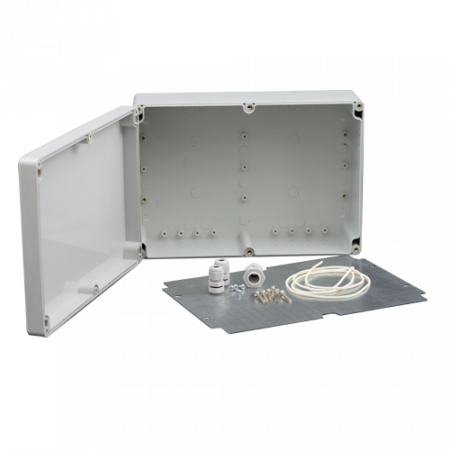 Doze / Suporti Camere - Doza exterior cu contraplaca metalica pentru montaj echipamente Pulsar AWO604