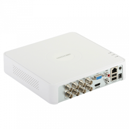 DVR Hikvision DS-7108HGHI-K1(S), 8 canale video 1080P lite, Audio HDTVI 'over coaxial', H.265 [1]
