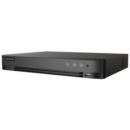 DVR Standalone - DVR Hikvision AcuSense iDS-7208HUHI-M1-SA, 8 canale video 8MP, Analiza video, Audio 'over coaxial', alarma in-out