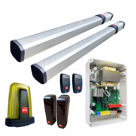 Kit-uri Porti Batante - Kit automatizare poarta batanta BFT Giuno Ultra BT A50, 5m/canat, 800Kg/poarta, 24V | i-Systems