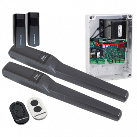 Kit-uri Porti Batante - Kit automatizare poarta batanta Ditec DITPWR25HLS, 2.5m/canat, 400Kg/poarta, 24Vdc