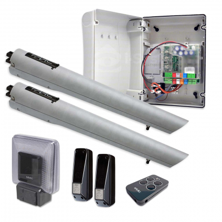 Kit-uri Porti Batante - Kit automatizare porti batante FAAC Handy S418, 2.3m/canat, trafic intensiv, 24V