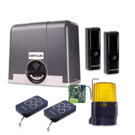 Kit-uri Porti Culisante - Kit automatizare poarta culisanta Genius by FAAC BLIZZARD 500Kg, 390N, 230Vac