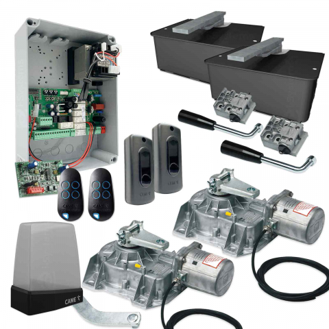 Kit-uri Porti Batante - Kit automatizare porti batante Came FROG 001U1901ML, 3.5m/canat, 400Kg, 230V AC