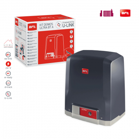 Kit automatizare poarta culisanta BFT Deimos BT A600 Ultra, 600Kg, 4m cremaliera, 24V [5]