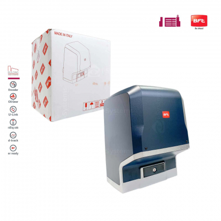 Kit automatizare porti culisante BFT ICARO SMART AC A2000, 2000Kg/poarta, 4m cremaliera, 230V [4]