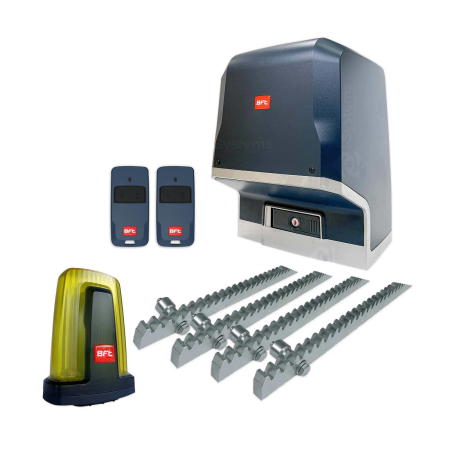 Kit-uri Porti Culisante - Kit automatizare porti culisante BFT ICARO SMART AC A2000, 2000Kg/poarta, 4m cremaliera, 230V