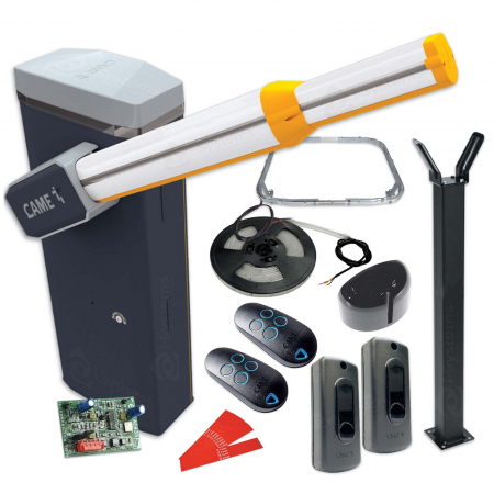 Kit-uri Bariere Auto - Kit bariera acces auto Came Gard GT8, brat 8m, 160 cicluri/ora, utilizare intensiva, 3mil cicluri, 24Vdc