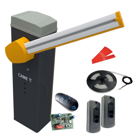 Kit-uri Bariere Auto - Kit bariera acces auto Came Gard LS4, brat 3.8m, utilizare intensiva, 1.5 mil. cicluri, 300 cicluri/h, 24Vdc