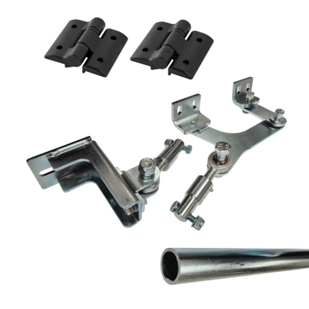 Sisteme Feronerie Bi-Folding - Kit feronerie Bi-Folding HI-MOTIONS Eco Full, deschidere 4m, 400Kg pentru porti batante pliabile