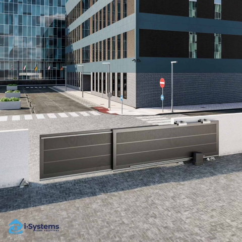 Kit feronerie poarta telescopica autoportanta in 2 foi FAC KD2150.100, 8m, 900Kg [1]