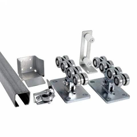 Kit-uri Feronerie Autoportante - Kit poarta autoportanta GREYSTIR seria 5000, deschidere 4m gol util, greutate 300Kg, lungime poarta 6.93m