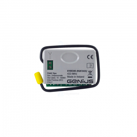 Receptoare - Modul receptor radio FAAC RQFZ 433 MHz, 3 pini, 1 canal - GENIUS
