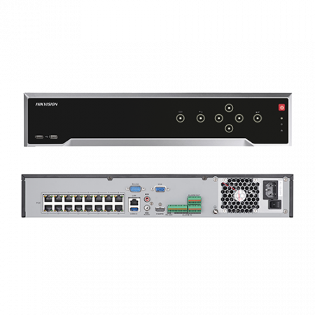 NVR Hikvision DS-7732NI-I4-16P, 32 canale, 12MP 4K + 16 porturi PoE, alarma, H.265 [3]