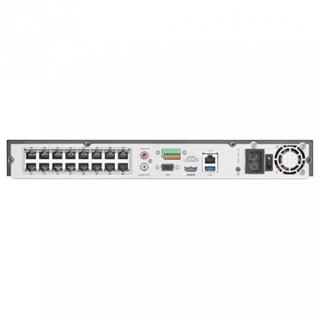 NVR Hikvision DS-7616NXI-I2-16P-S, 16 canale, 12MP 4K + 16 porturi PoE, AcuSense 'Deep Learning', alarma, H.265+ [1]