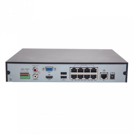 NVR Uniview NVR301-08X-P8, 8 canale, 8MP 4K + 8 porturi PoE, H.265 Ultra [3]