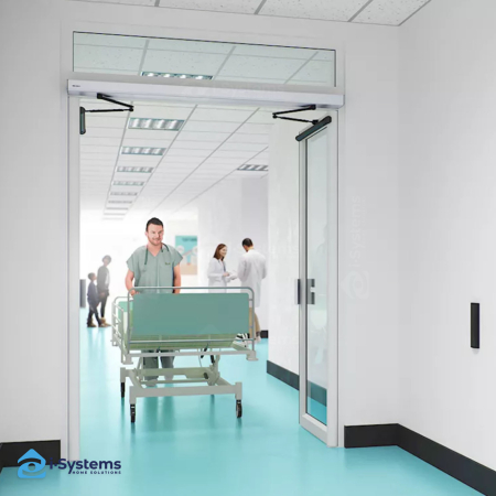 Operator usa batanta automata ASSA ABLOY SW300-S, heavy-duty 24/7, ECO Mode, usi antifoc, trafic intensiv, 24V DC [4]