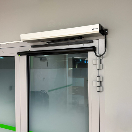 Usi Pietonale Automate - Operator usa batanta automata ASSA ABLOY SW300-S, heavy-duty 24/7, ECO Mode, usi antifoc, trafic intensiv, 24V DC