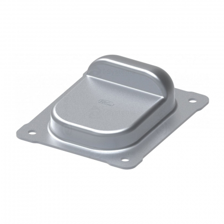 Accesorii Feronerie Batante - Opritor porti batante aplicat Cod 145F, cu placa de fier fixare H37mm