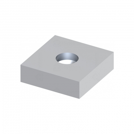 Accesorii Feronerie Batante - Placa Pivot FAC Cod 125, D28x80x80mm, pentru porti batante