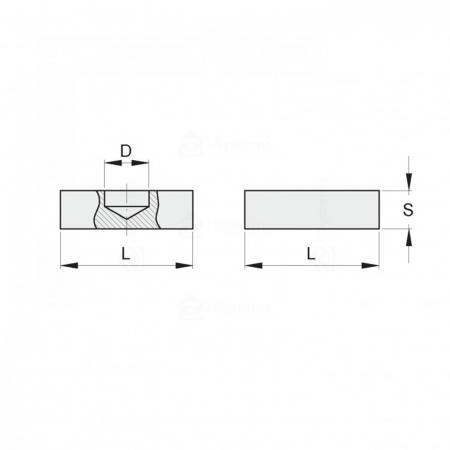 Placa Pivot FAC Cod 123, D23x70x70mm, pentru porti batante [1]