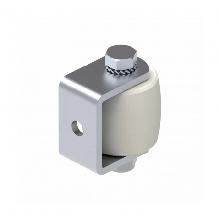 Automatizari Acces - Rola de ghidaj din teflon cu placa de fixare FAC Cod 166.S, D52x48mm, poarta culisanta